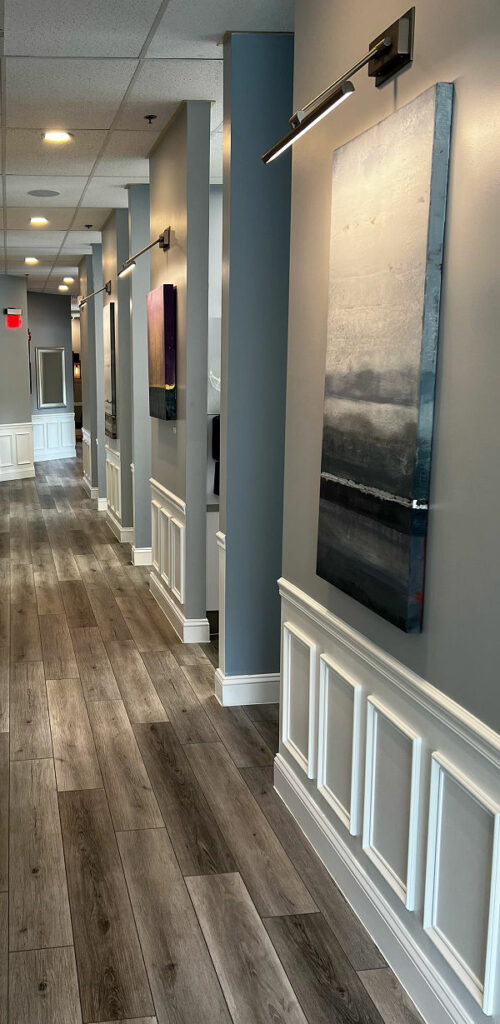 Hallway at Soft Touch Dental Care office